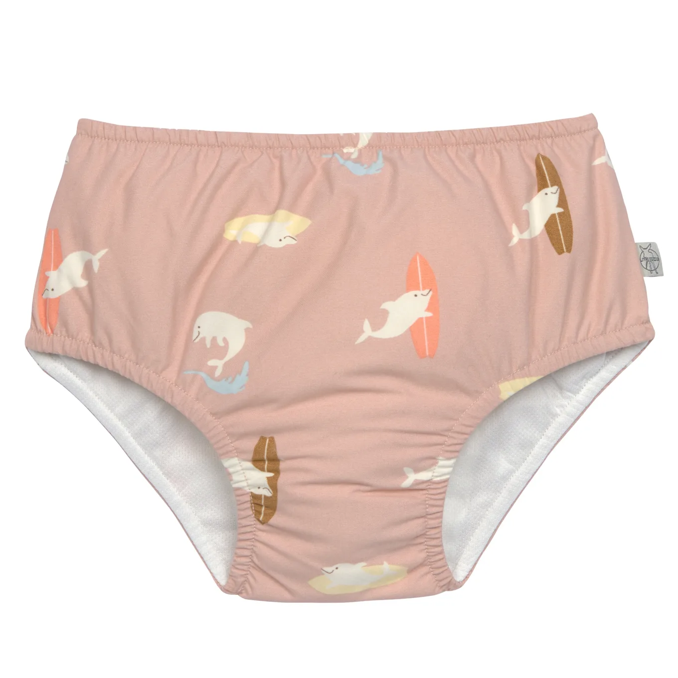 LÄSSIG Swim Diaper Dolphin Peach 13-18 månader LÄSSIG