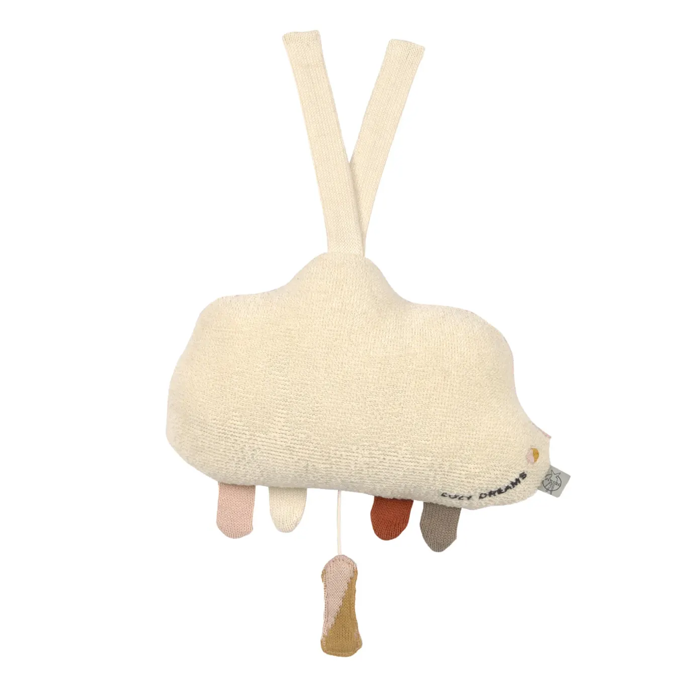 LÄSSIG Knitted Musical Cloud Milky/Powder Pink LÄSSIG