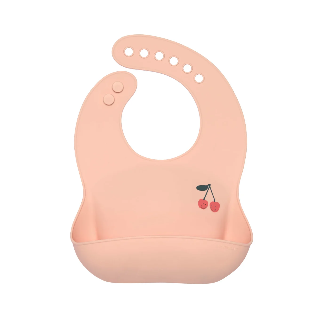 LÄSSIG Silicone Bib Happy Fruits Cherry Cherry LÄSSIG