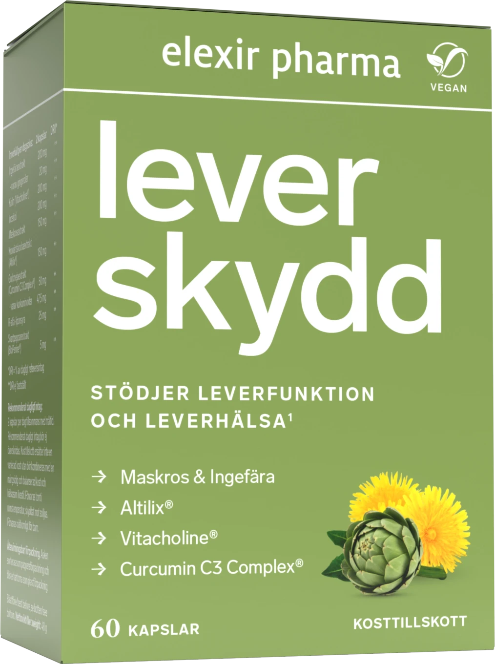Elexir Pharma Leverskydd 60 st Elexir Pharma