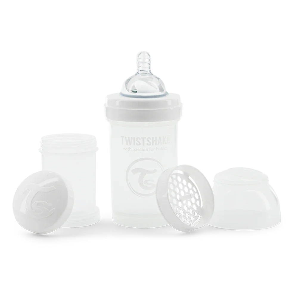 Twistshake Anti-Colic nappflaska 180 ml Vit/transparent Twistshake