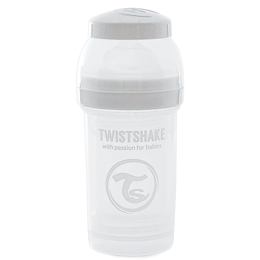 Twistshake Anti-Colic nappflaska 180 ml Vit/transparent Twistshake