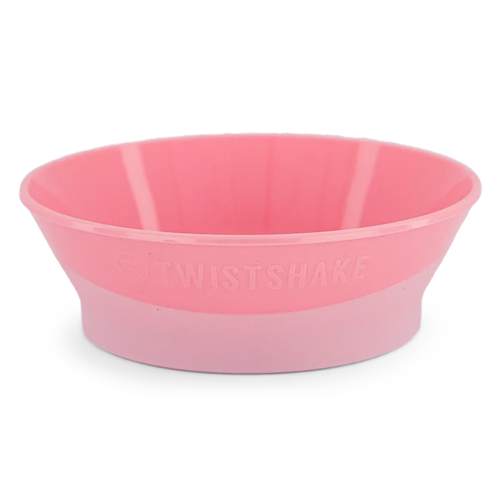 Twistshake Djup tallrik 6 mån+ Pastellrosa Twistshake