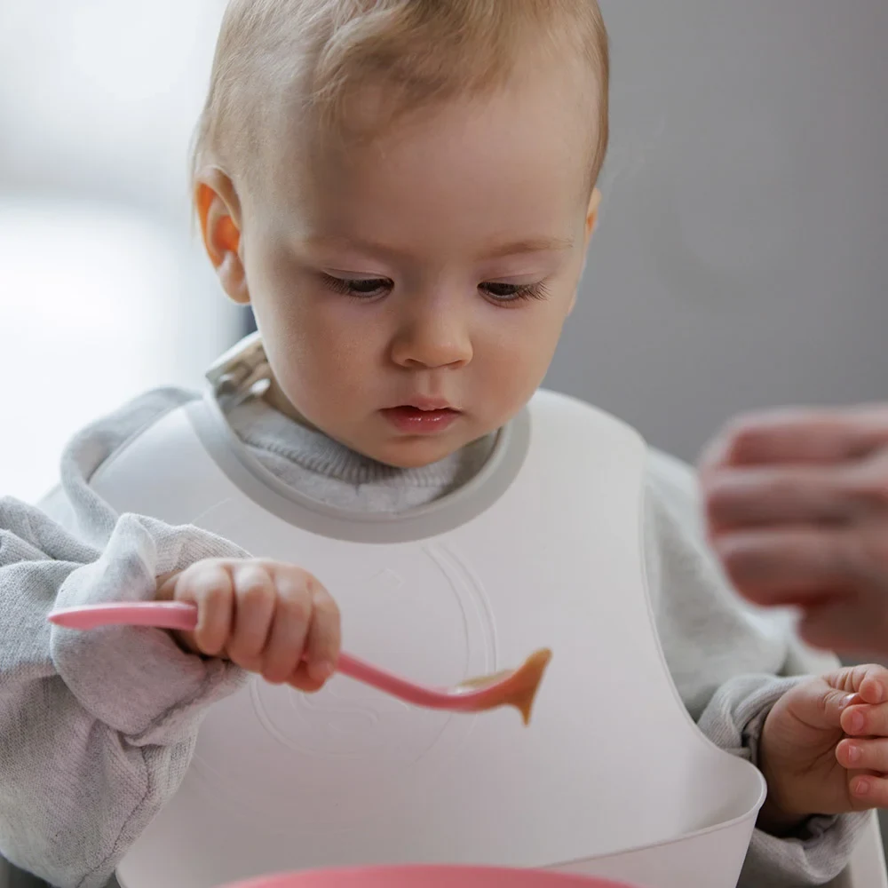 Twistshake Djup tallrik 6 mån+ Pastellrosa Twistshake