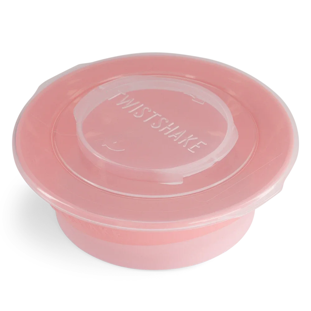 Twistshake Djup tallrik 6 mån+ Pastellrosa Twistshake
