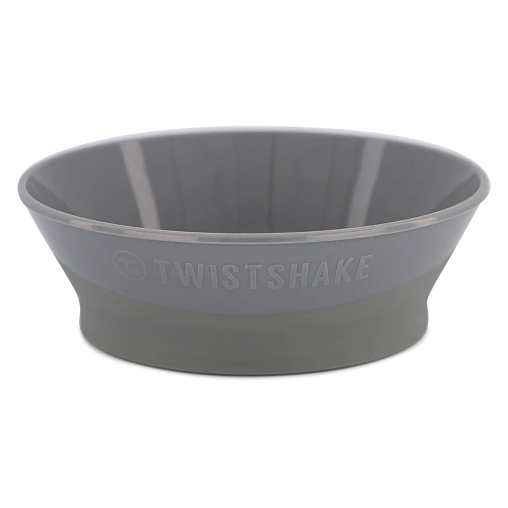 Twistshake Djup tallrik 6 mån+ Pastell Grå Twistshake