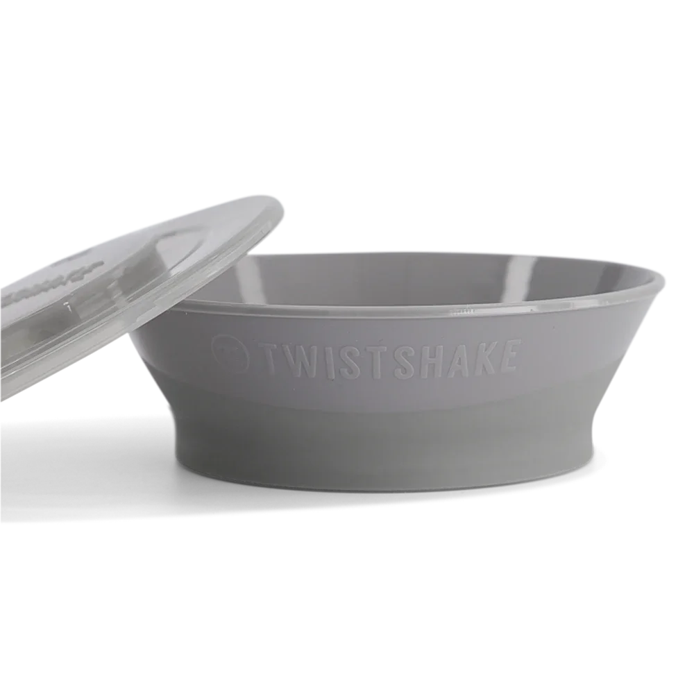 Twistshake Djup tallrik 6 mån+ Pastell Grå Twistshake
