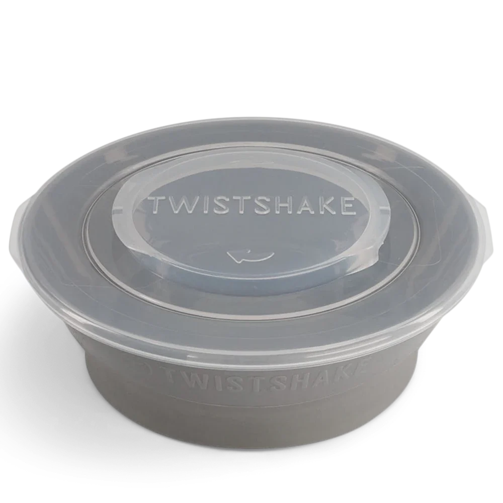 Twistshake Djup tallrik 6 mån+ Pastell Grå Twistshake