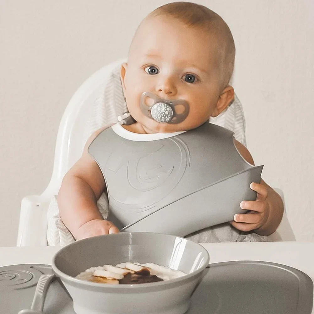 Twistshake Djup tallrik 6 mån+ Pastell Grå Twistshake