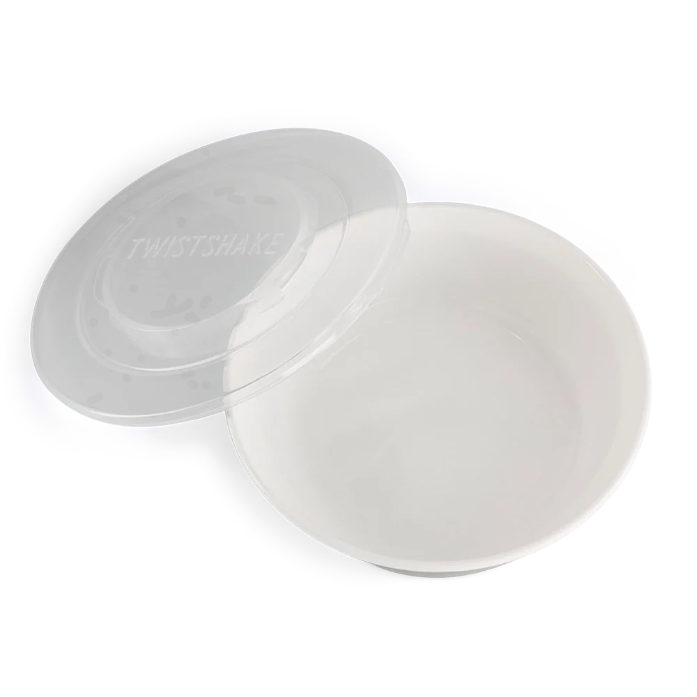 Twistshake Djup tallrik 6 mån+ Vit Twistshake