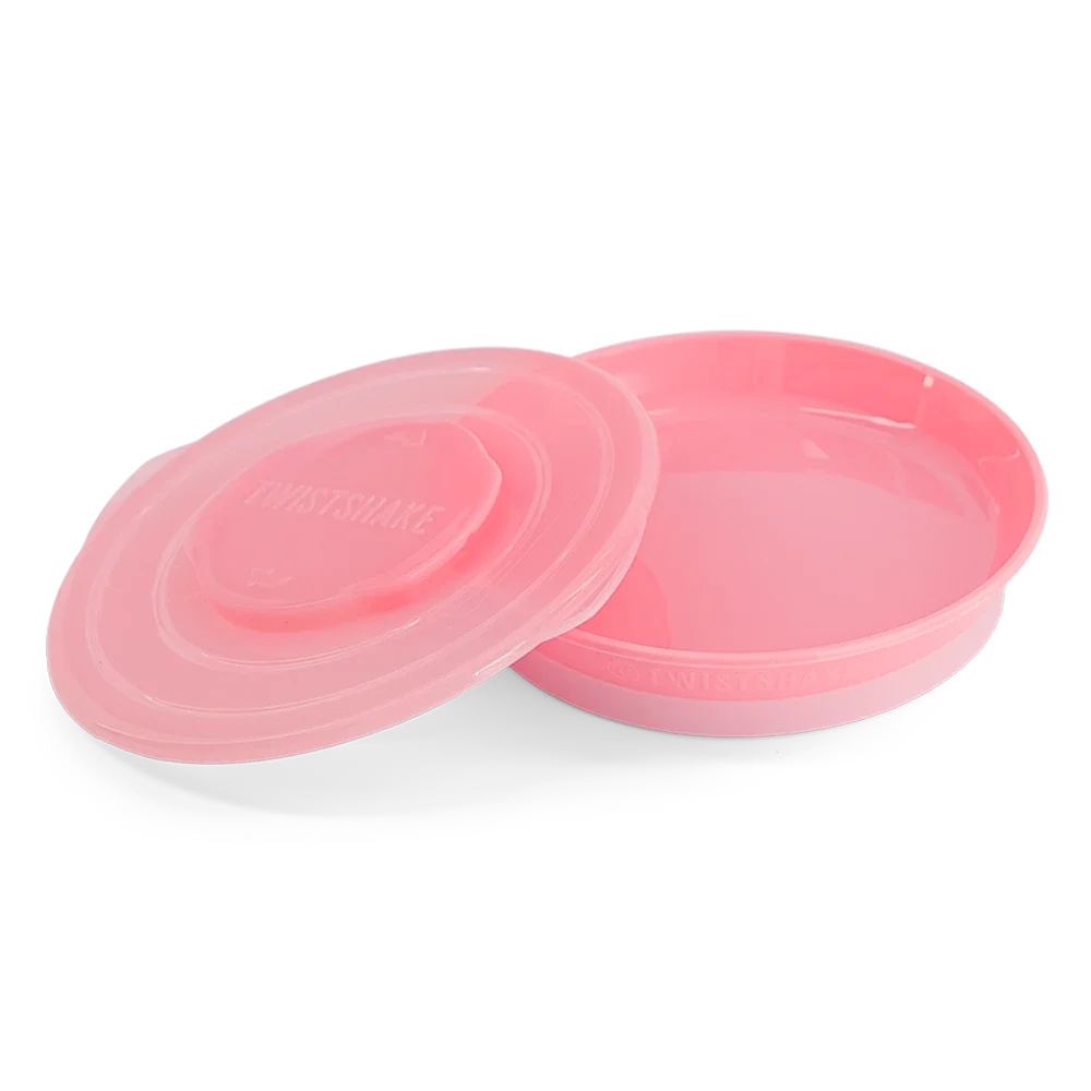 Twistshake Tallrik Pastell Rosa Twistshake