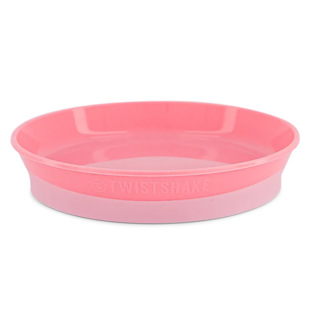Twistshake Tallrik Pastell Rosa Twistshake