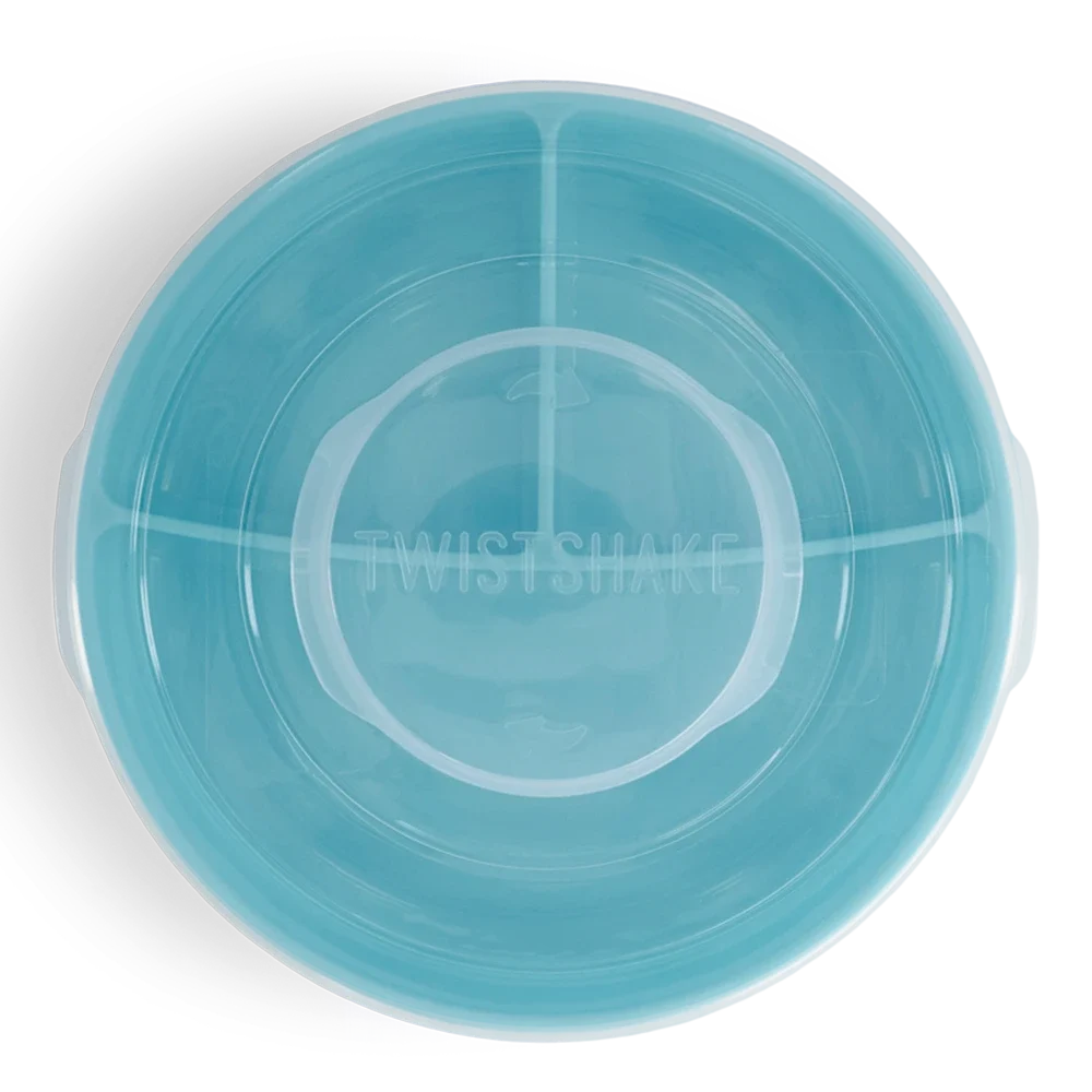 Twistshake Indelad Tallrik 6+m Pastellblå Twistshake