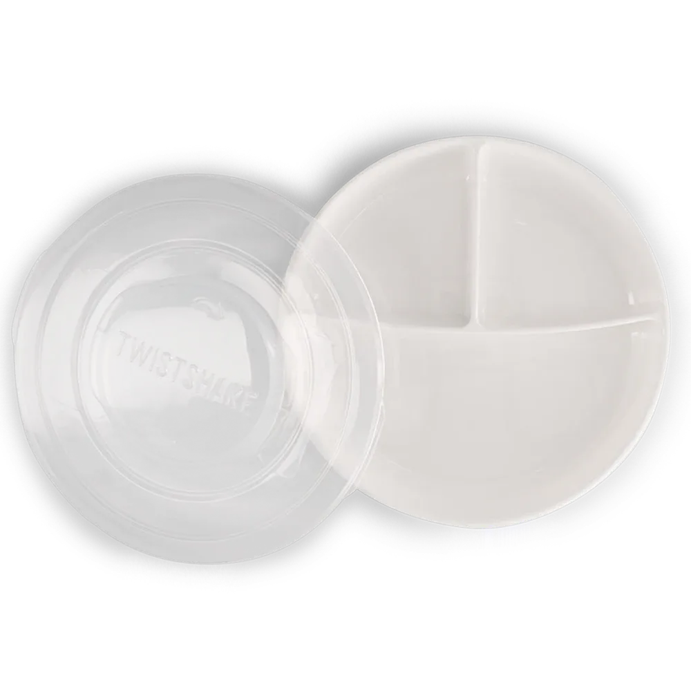 Twistshake Indelad Tallrik 6+m Vit Twistshake