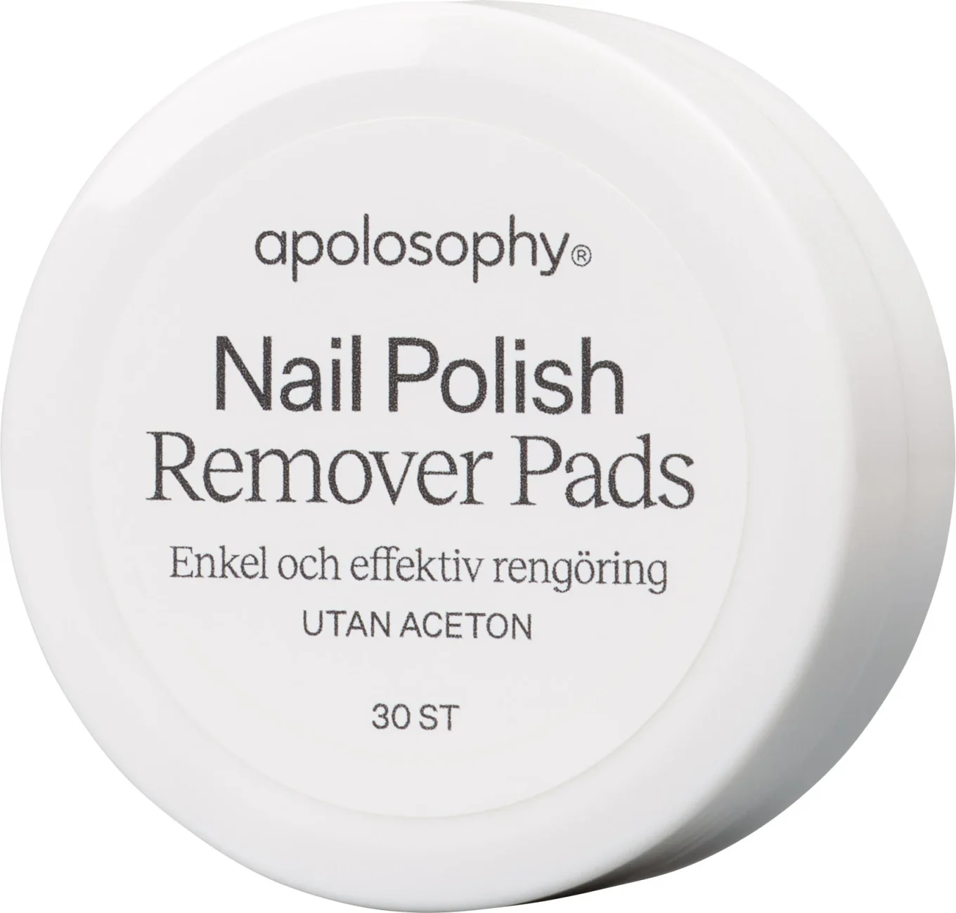 Apolosophy Nail Polish Remover Pads 30 st Apolosophy