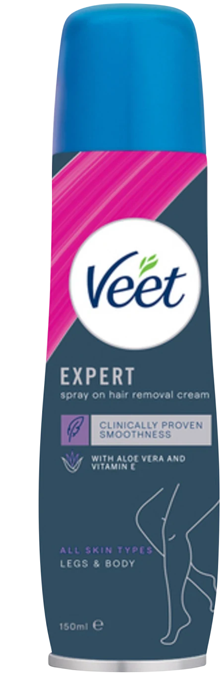 Veet Spray On Hårborttagningskräm Känslig Hud 150 ml Veet