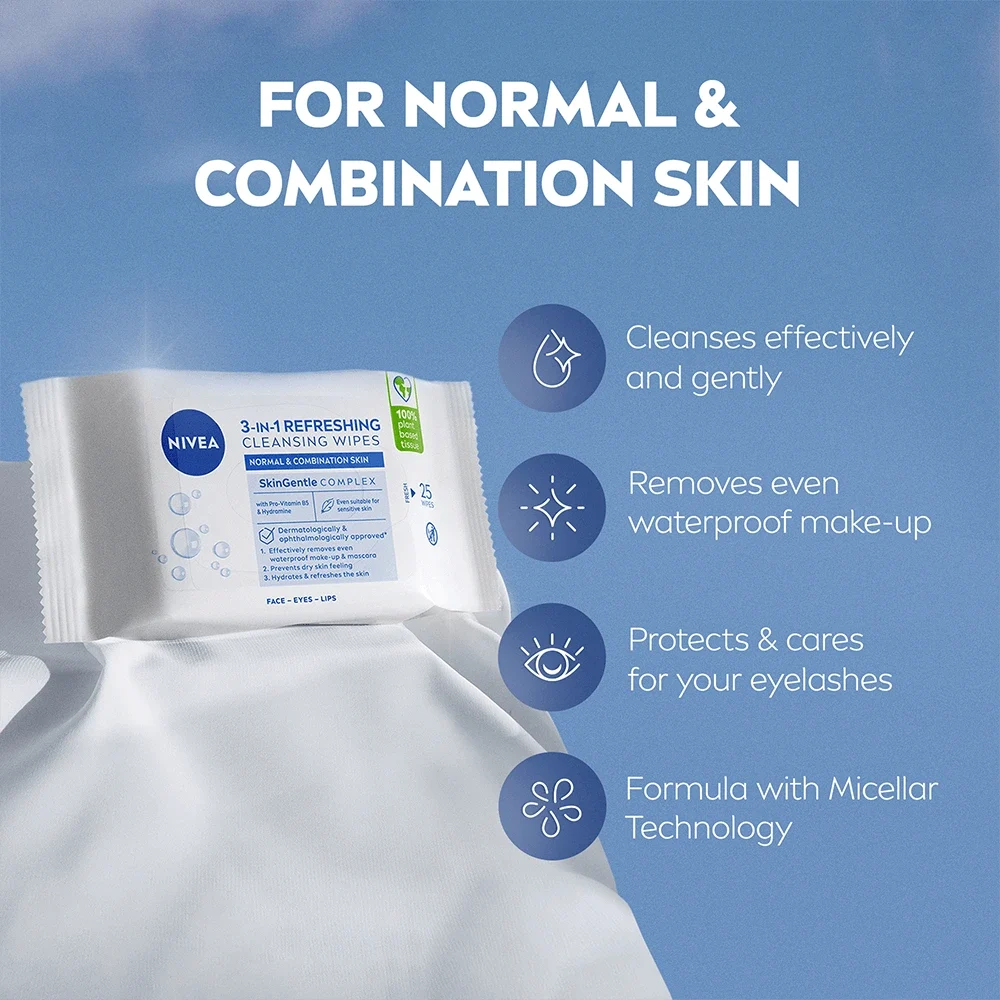 Nivea Refreshing Cleansing Wipes 25 st Nivea