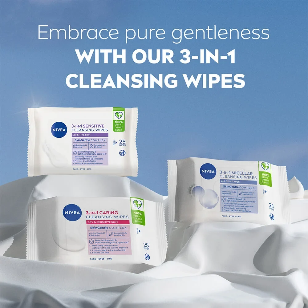 Nivea Sensitive Cleansing Wipes 25 st Nivea