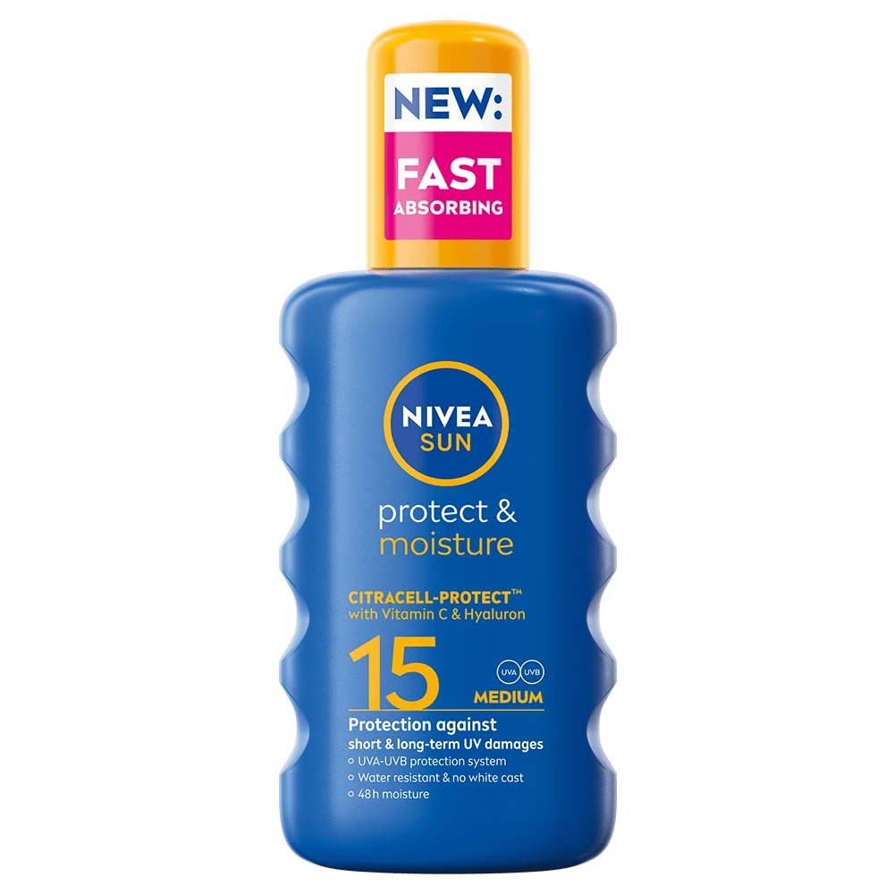 Nivea Sun Protect & Moisture Spray SPF 15, 200 ml Nivea