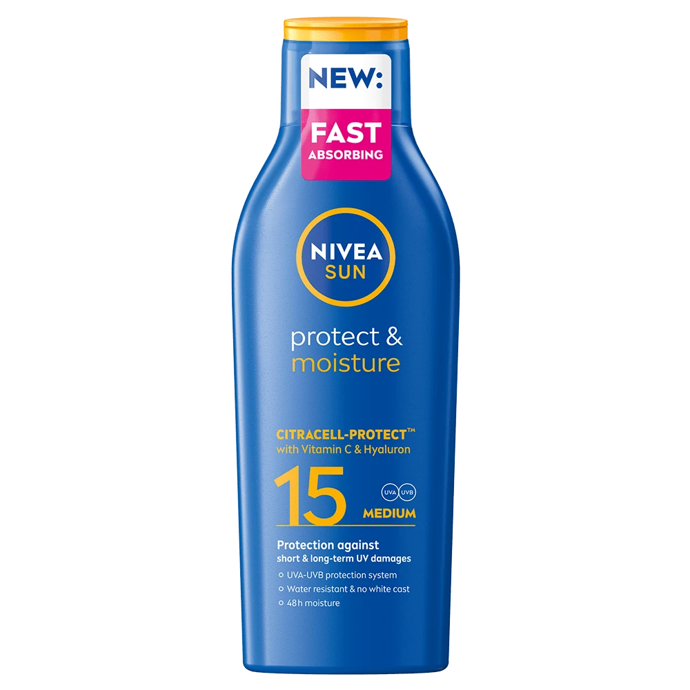 Nivea Sun Protect & Moisture Lotion SPF 15, 200 ml Nivea