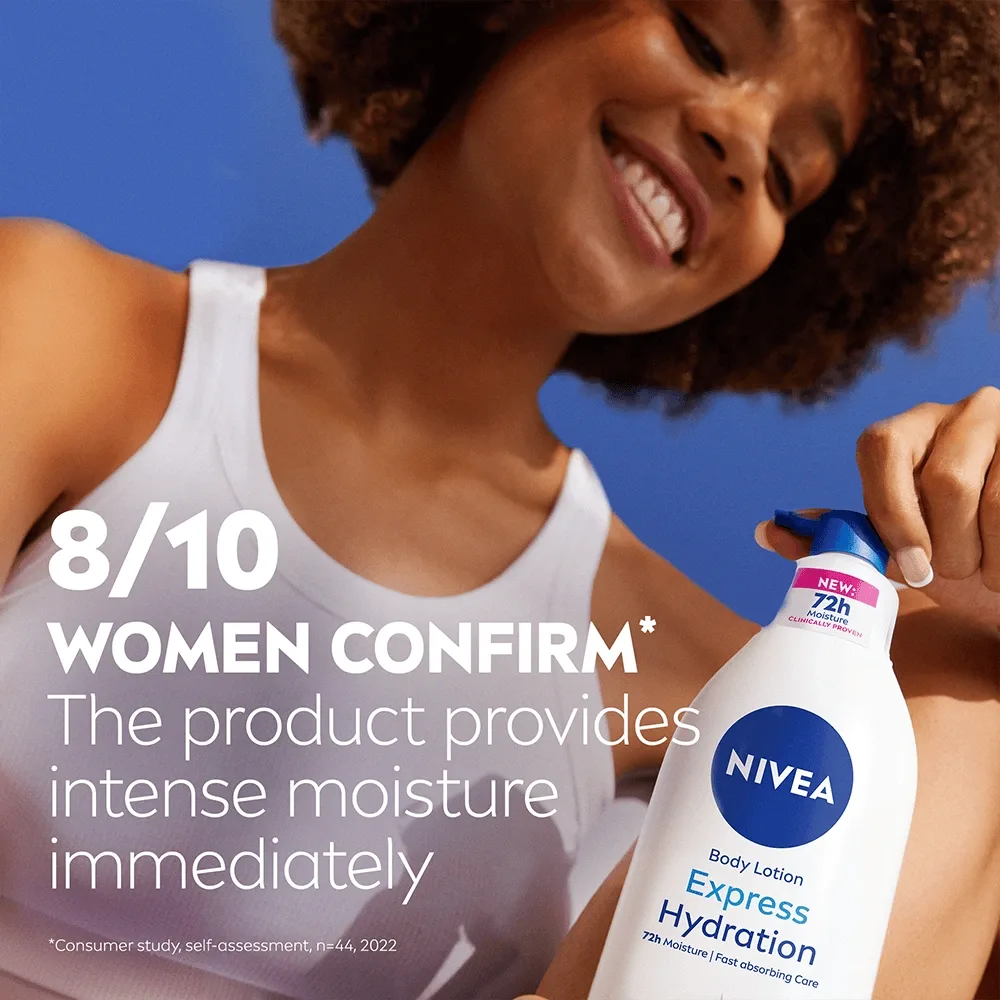 Nivea Body Essentials Express Hydration Lotion Pump 400 ml Nivea