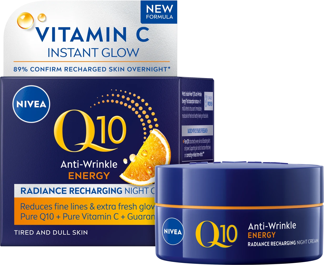 Nivea Q10 Energy Recharging Night Cream 50 ml Nivea