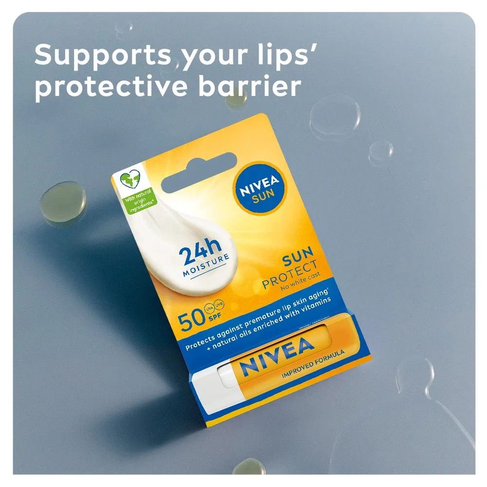 Nivea Sun Protect Lip Balm SPF 50,  4,8 g Nivea