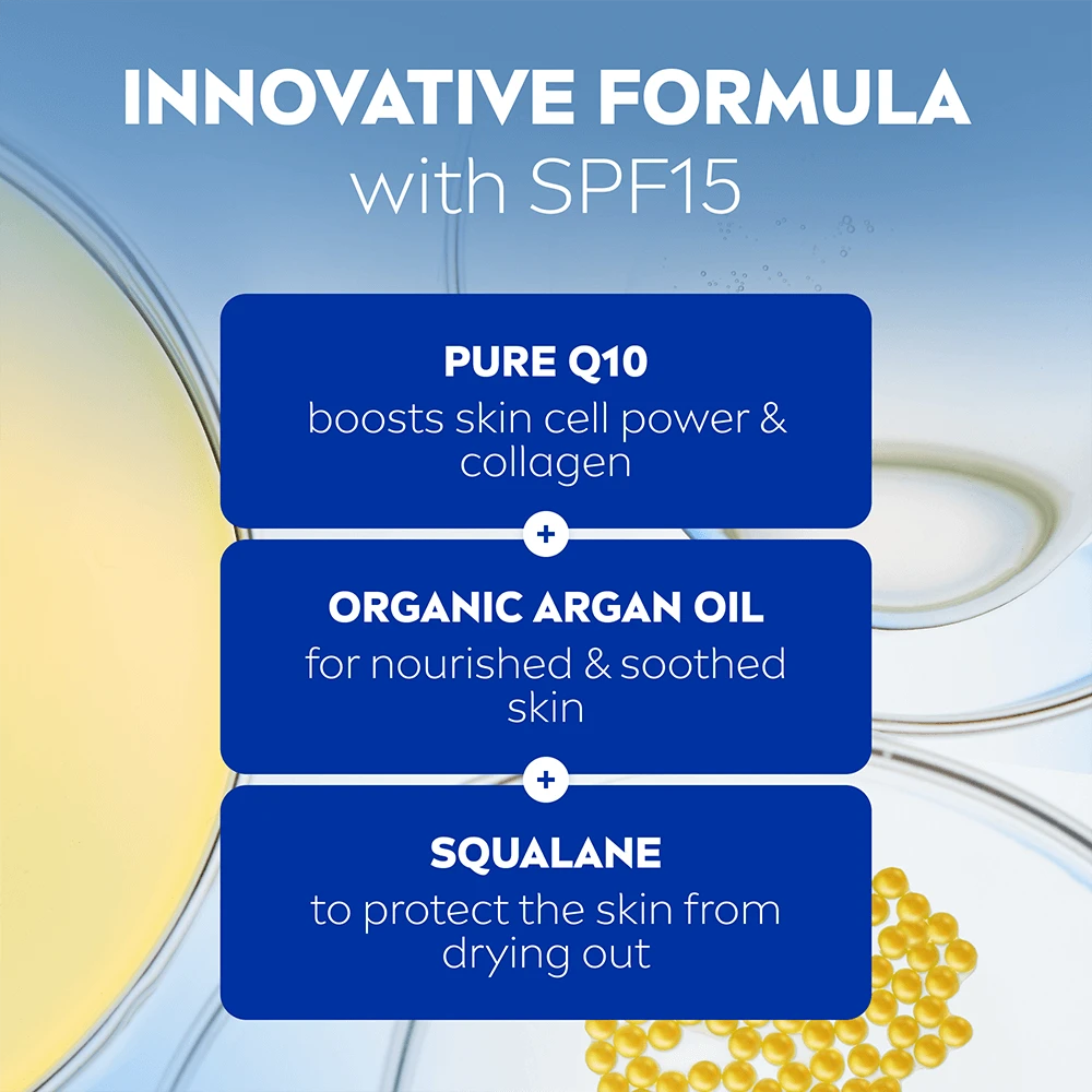 Nivea Q10 Extra Nourish Day Cream SPF 15, 50 ml Nivea