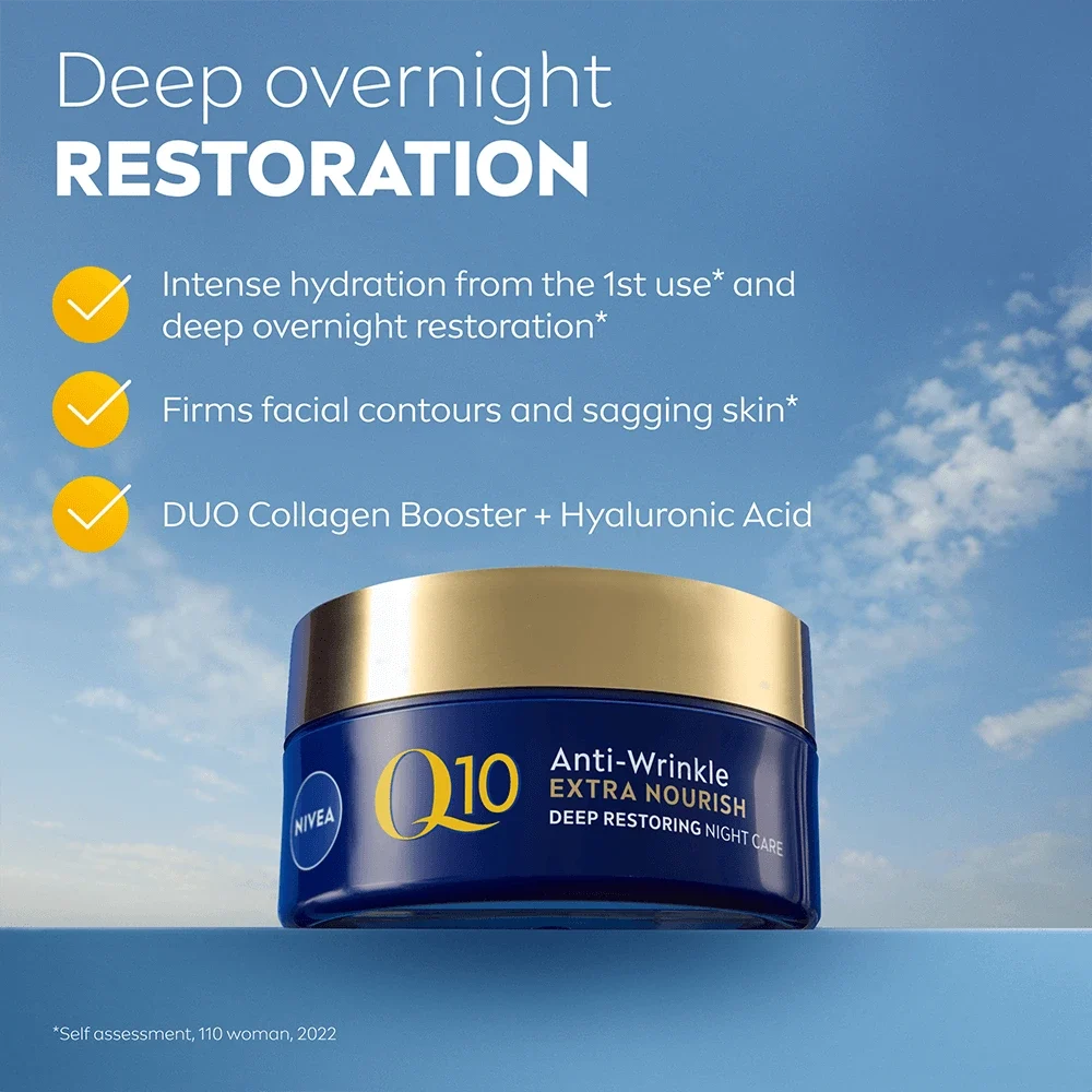 Nivea Q10 Extra Nourish Night Cream 50 ml Nivea