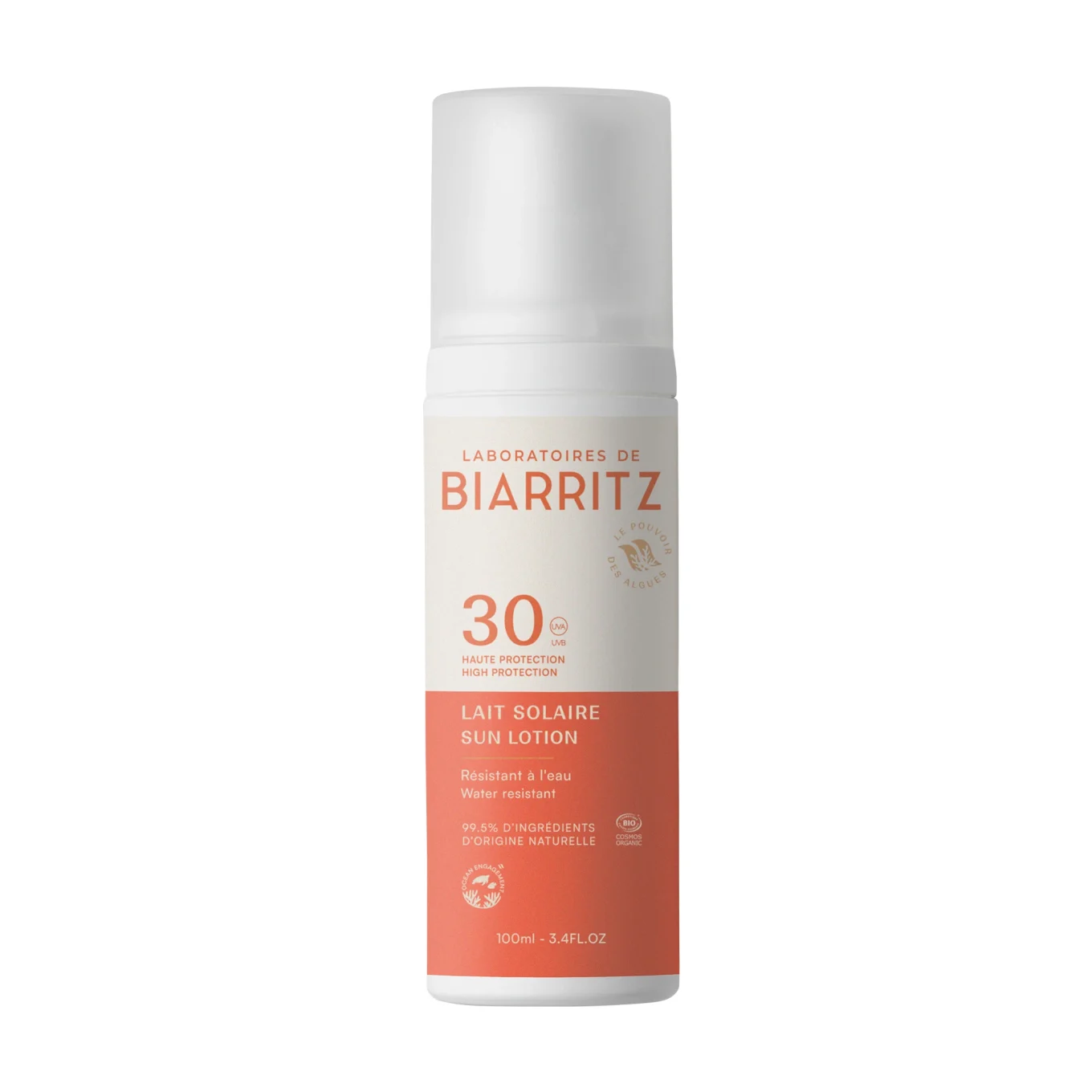 Laboratoires de Biarritz Sunscreen Lotion SPF 30, 100 ml Laboratoires de Biarritz