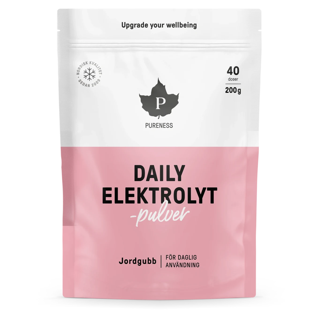 Pureness Daily Elektrolytpulver Jordgubb  200 g Pureness