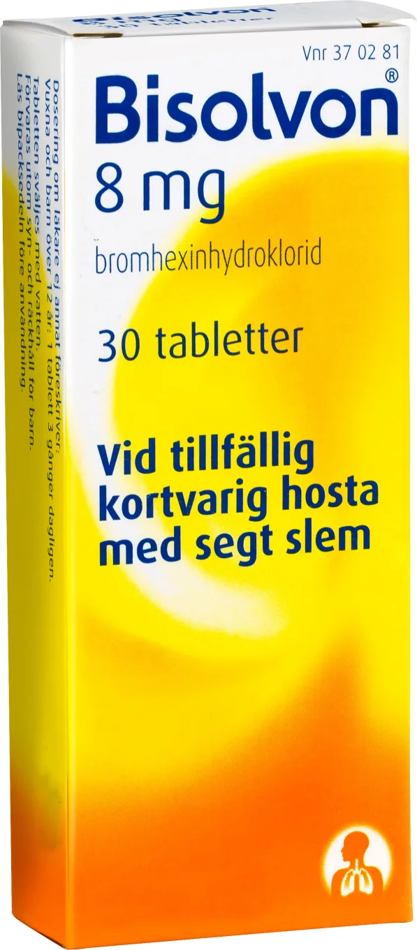 Bisolvon tablett 8 mg 30 st Bisolvon