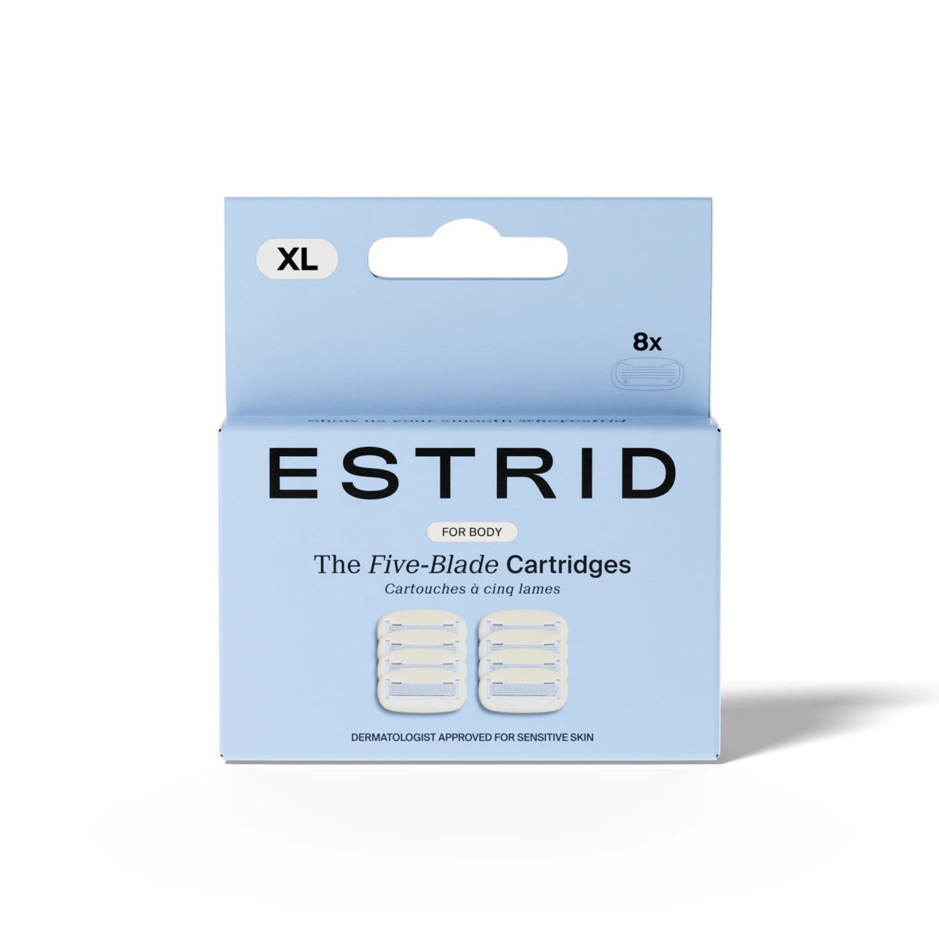Estrid Body Razor Blades Refill 8 st Estrid