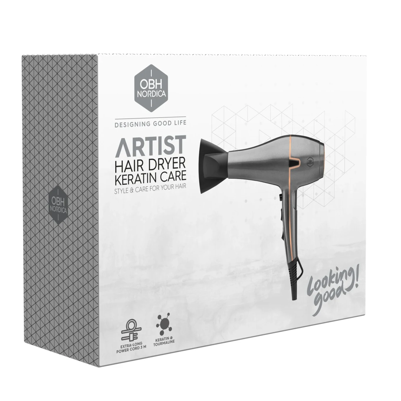 OBH Nordica Artist Keratin Care Hair Dryer OBH Nordica