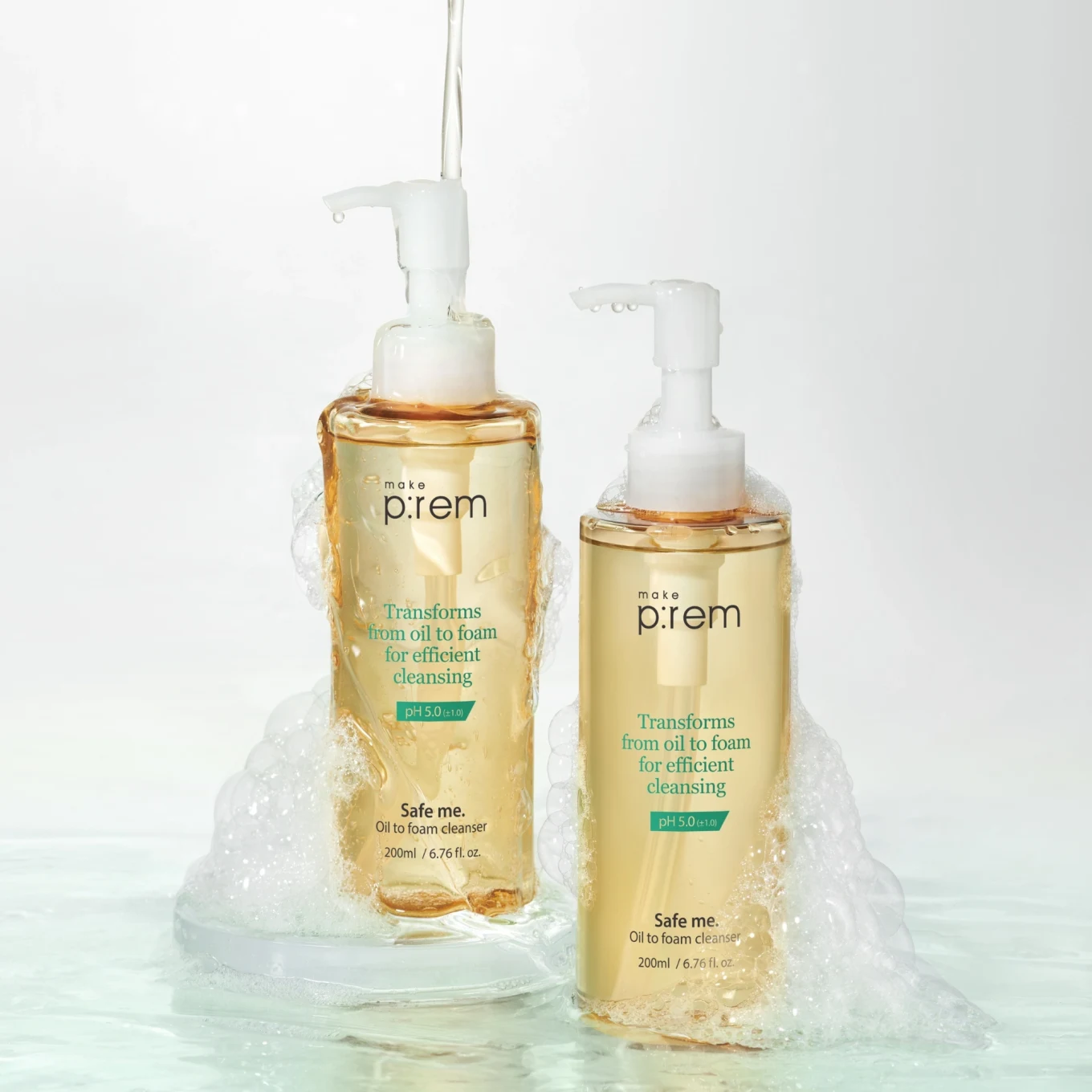 Make P:rem Safe Me Oil to Foam Cleanser 200 ml Make P:rem