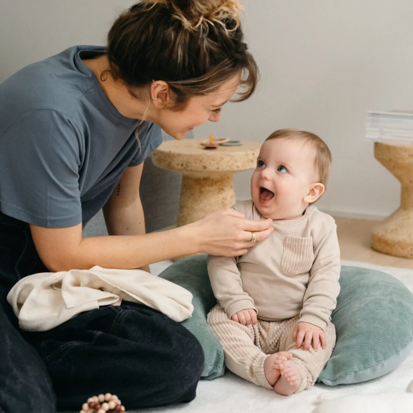 Doomoo Amningskudde Manchester Khaki Doomoo