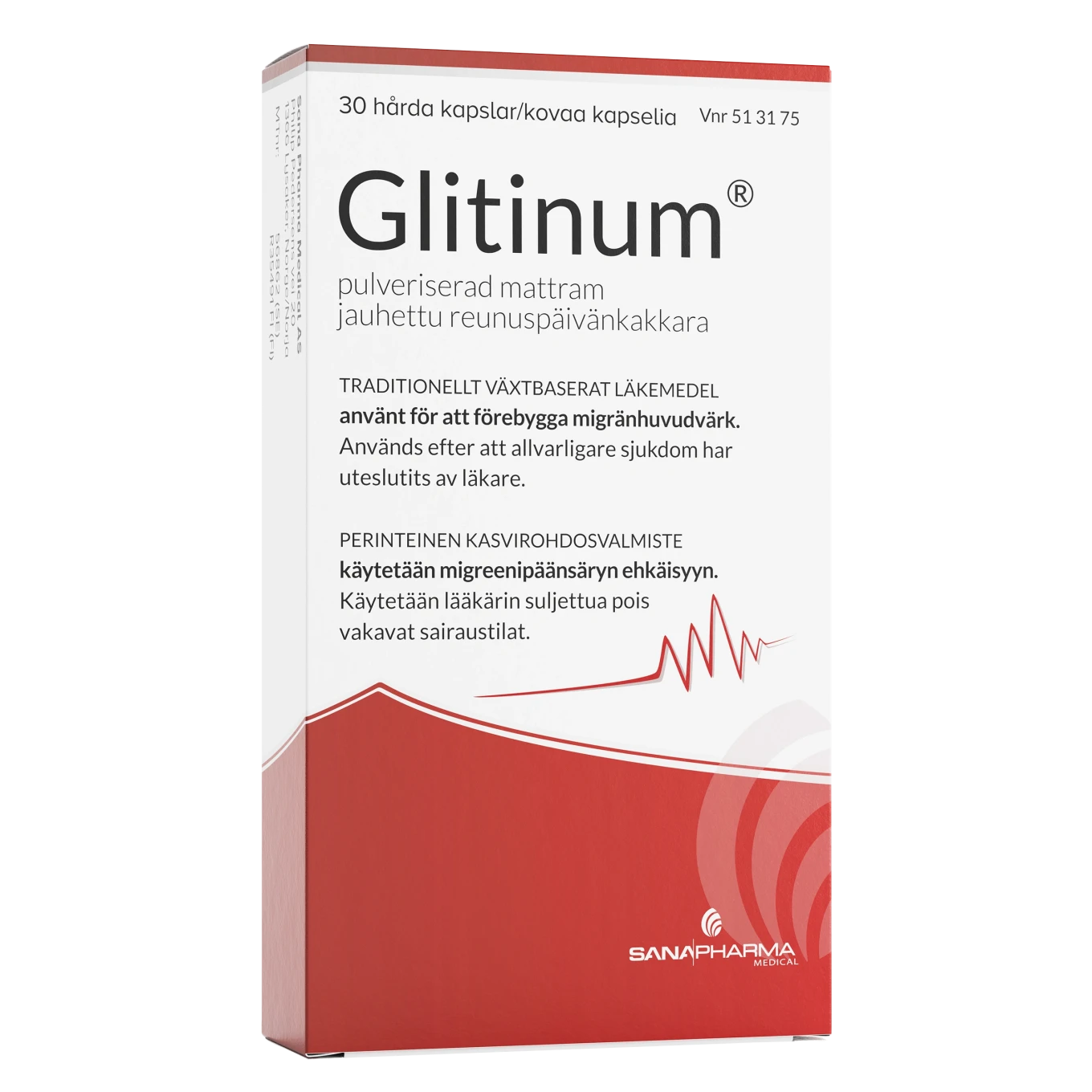 Glitinum Kapsel, hård Blister, 30 kapslar Glitinum