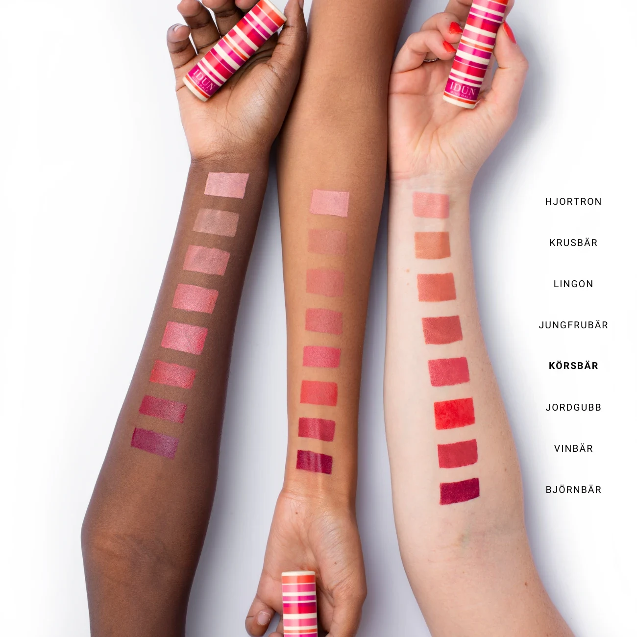 IDUN Minerals Matte Lipstick 4 g Körsbär IDUN Minerals