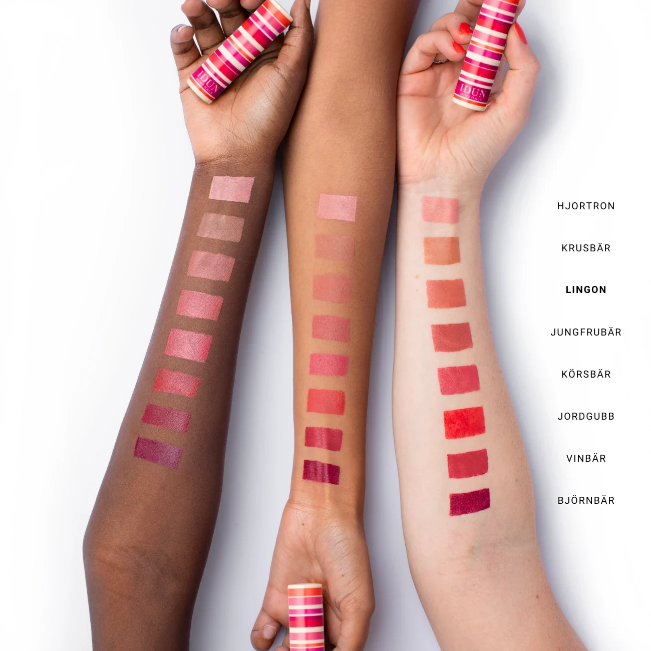 IDUN Minerals Matte Lipstick 4 g Lingon IDUN Minerals