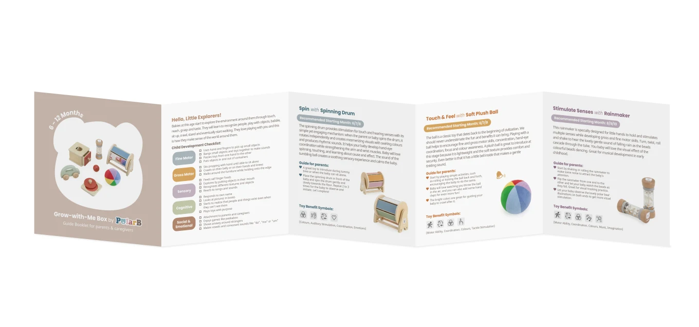 PolarB Grow-with-Me Aktivitetsset 2 6-12 mån PolarB 