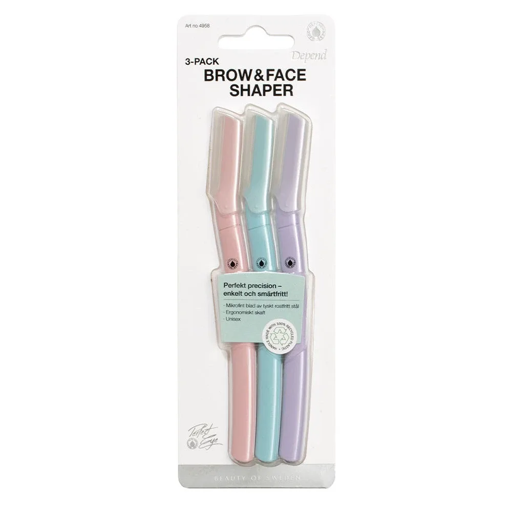 Depend Perfect Brow & Face Shaper Ergonomic 3-pack Depend