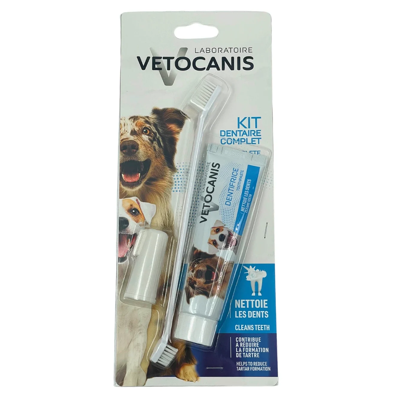 Vetocanis Tandborstset Hund 3 delar Vetocanis