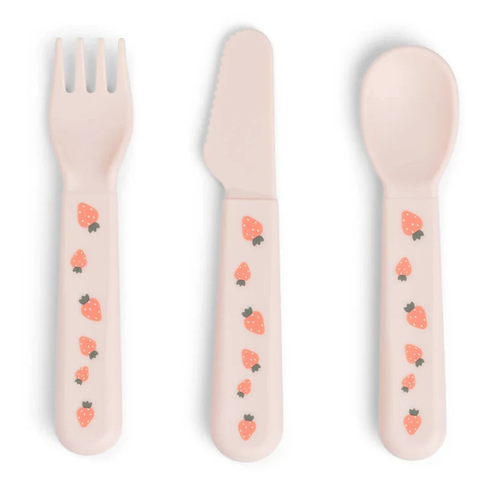 Done by Deer Foodie Cutlery Set Tiny Farm Powder Done by Deer