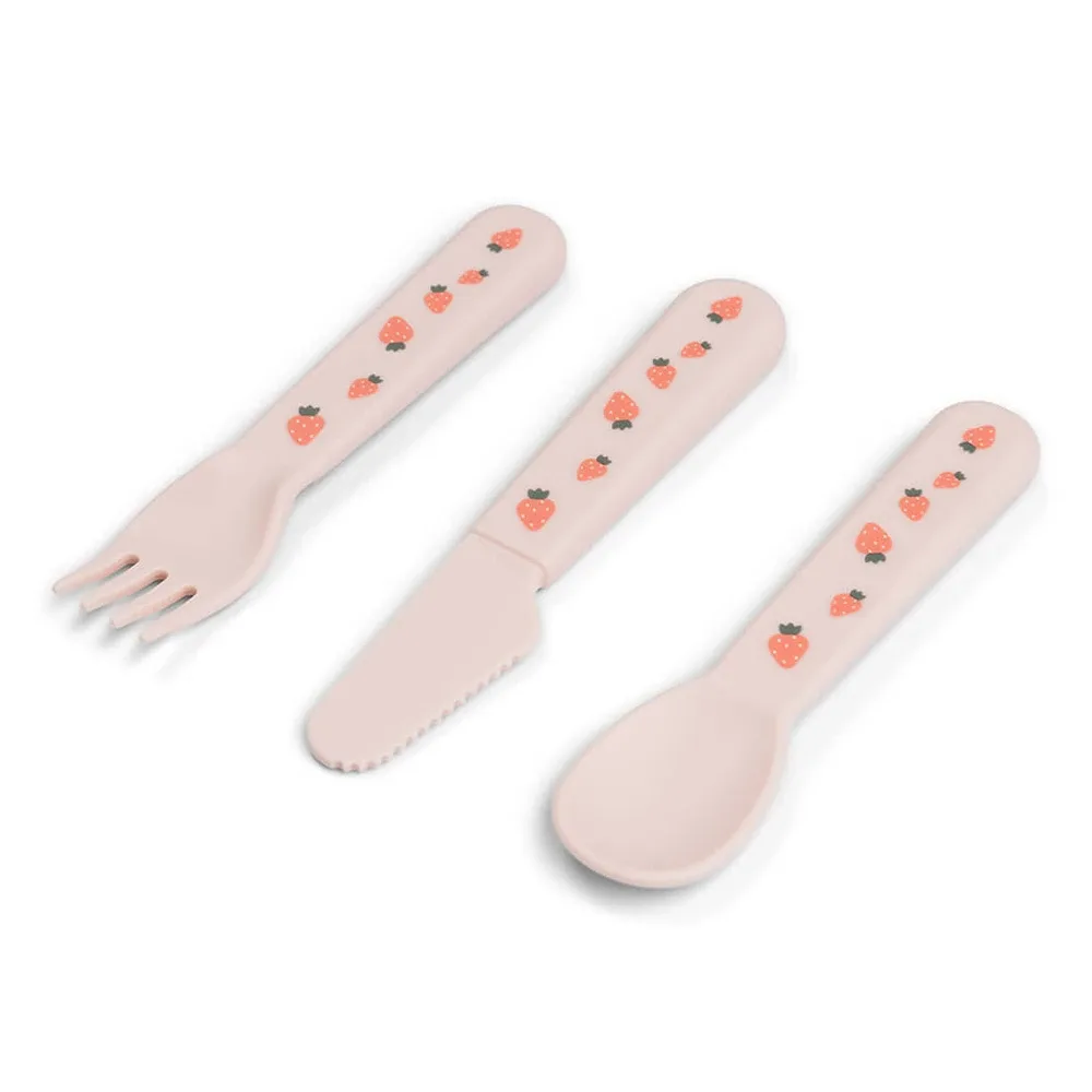 Done by Deer Foodie Cutlery Set Tiny Farm Powder Done by Deer