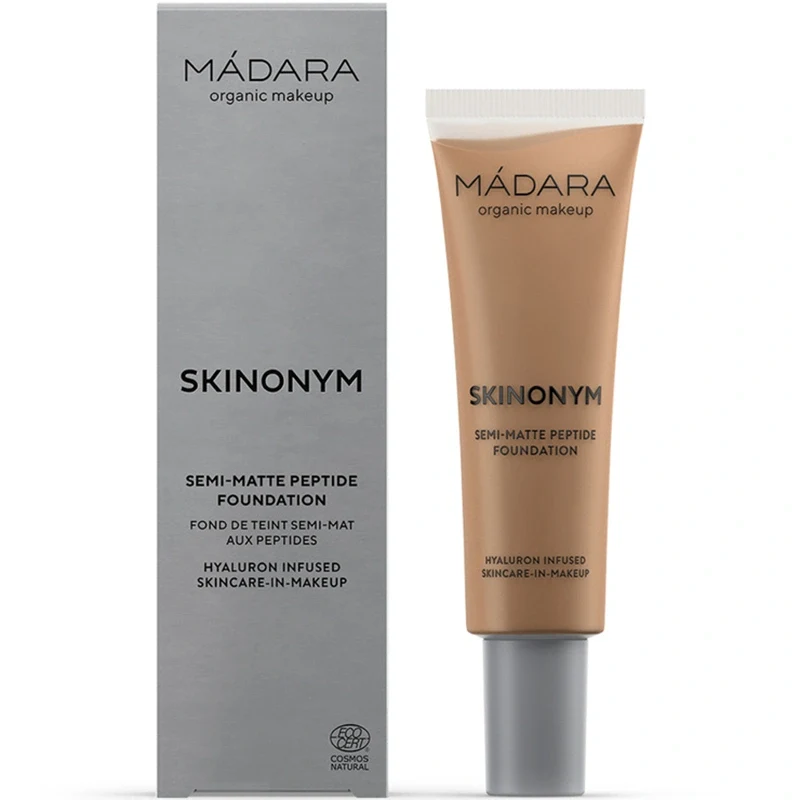 Mádara Skinonym Semi-Matte Peptide Foundation 30 ml 70 Caramel Mádara