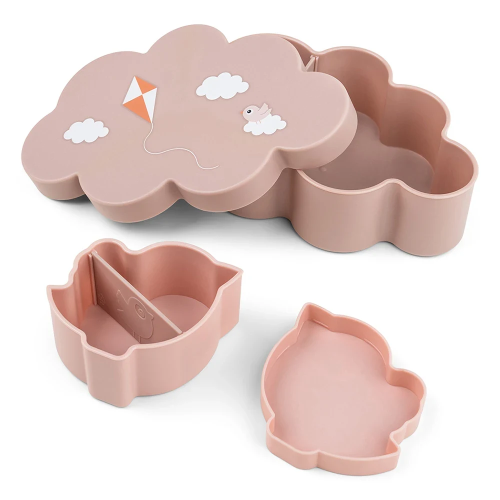 Done by Deer Lunch & Snack Box w/straw Bottle Playground Powder Done by Deer