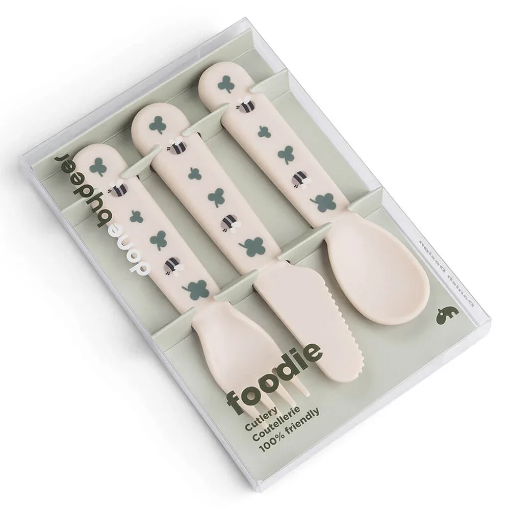 Done by Deer Foodie Cutlery Set Tiny Farm Sand Done by Deer