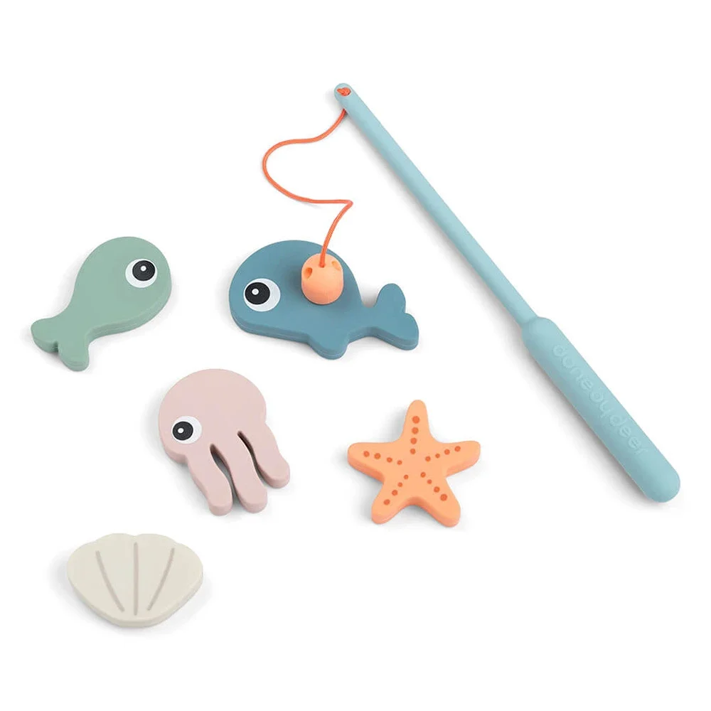 Done by Deer Bath Fishing Toy Sea Friends Done by Deer