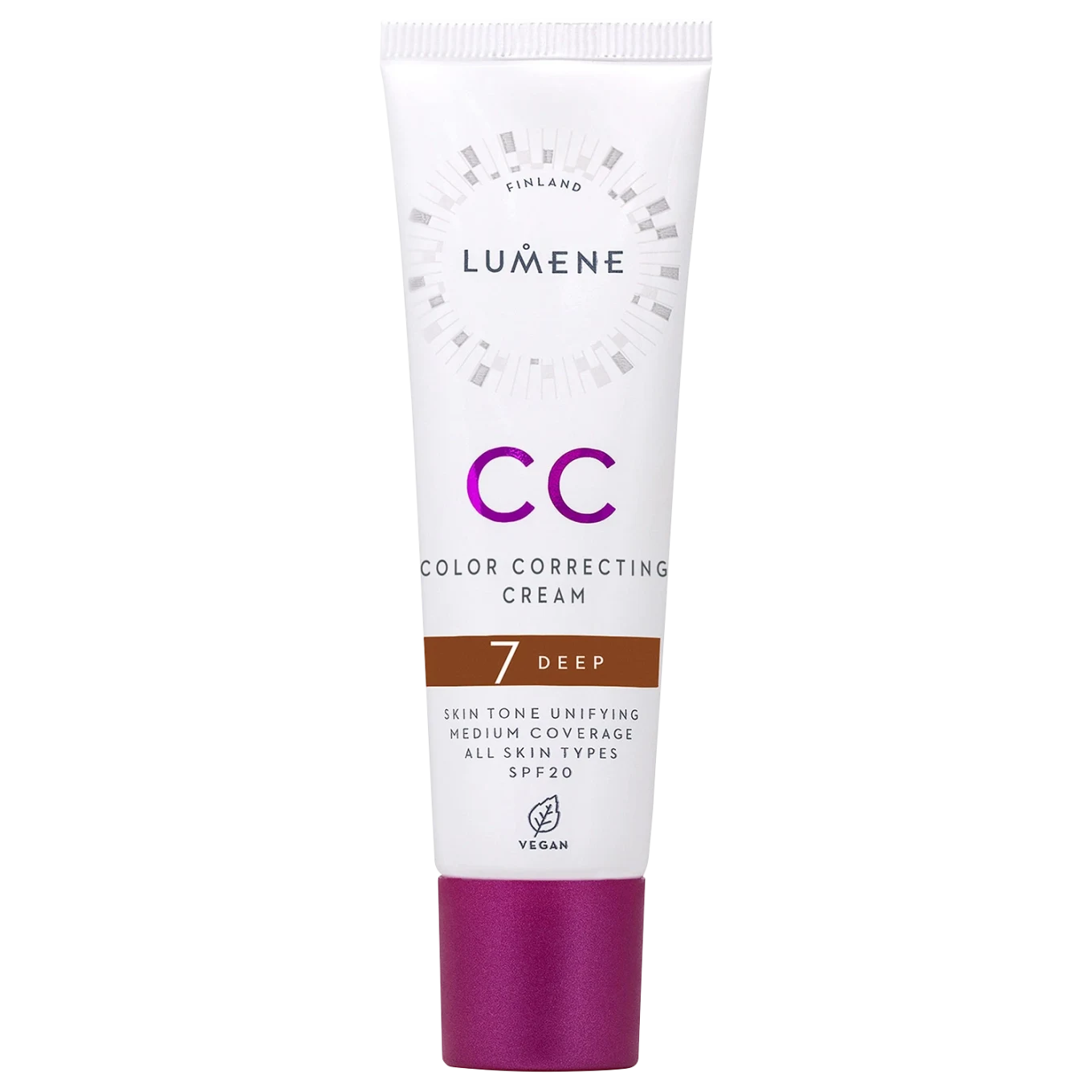 Lumene CC Cream SPF 20, 30 ml 7.0 Deep Lumene