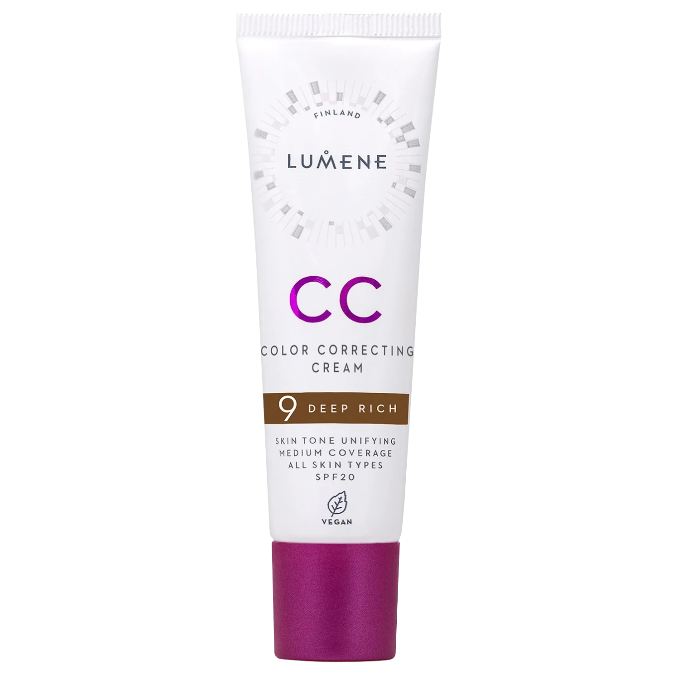 Lumene CC Cream SPF 20, 30 ml 9.0 Deep Rich Lumene